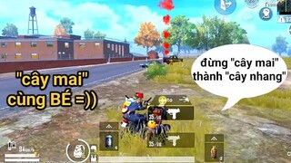 PUBG Mobile - Lần Này Drive-By Khi Có Thêm BÉ Trên Xe Máy | Cái Kết Tỏa Khói Do Quá Nặng =))