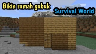 MEMBUAT RUMAH GUBUK DI SURVIVAL PART 1