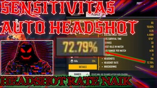 AUTO HEADSHOT‼SENTIVITAS AUTO HEADSHOT FREE FIRE TERBARU (HARUS GANTI INI‼)