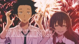 Boy bullied the deaf girl yet they suffered together. [FALLING - Harry Styles] AMV