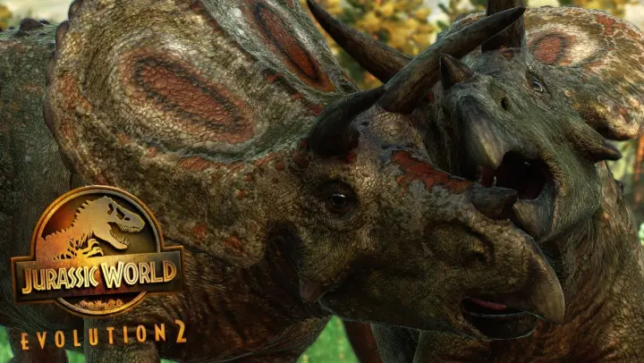 Torosaurus LOCK HORNS! - Life in the Cretaceous || Jurassic World Evolution 2 🦖 [4K] 🦖