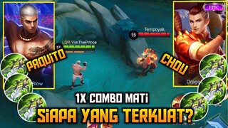 Paquito Vs Chou | 1 X Combo Mati | Siapa yang terkuat??