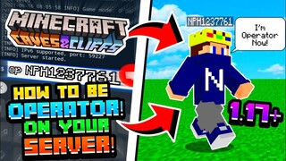 How To Be An Operator On Your Minecraft Server 1.17+ | How To OP YourSelf In Your MC Server 2021