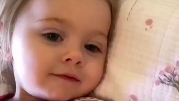 Waking up my little daughter every morning is the happiest moment of the day