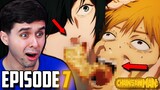 "AINT NO WAY I JUST WATCHED THAT" CHAINSAW MAN EPISODE 7 REACTION!
