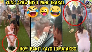 Yung ayaw niyu pang ikasal' Hoy! bakit kayu tumatakbo' 🤣😂| Pinoy Memes, Funny videos compilation