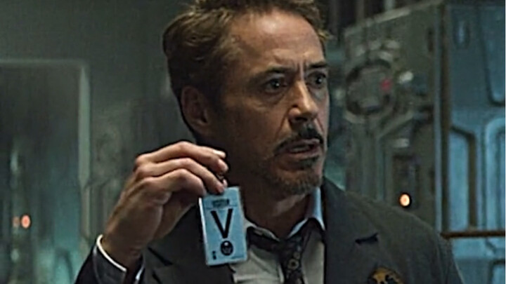 Tony’s tense, detailed expression when he lies to his father Howard about his identity is spot-on!