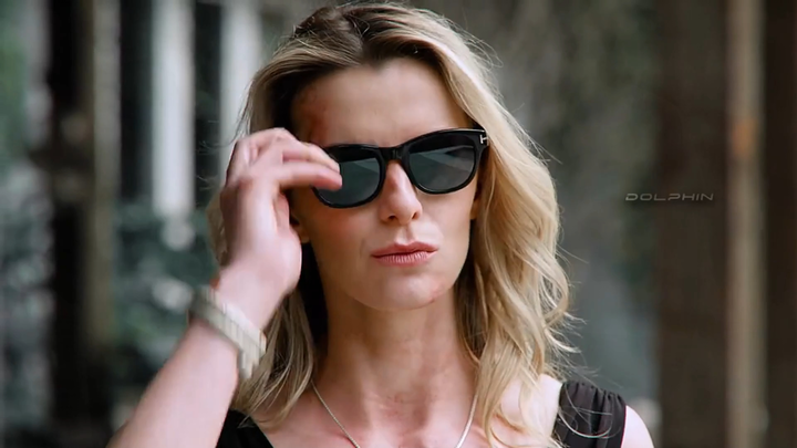 Is this the female version of Homelander? She's a tough girl with few words!