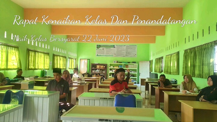 Rapat Kenaikan Kelas MTSS NW Ketangga Suela 2023