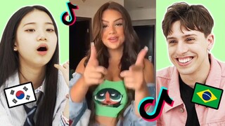 Korean Teen & Brazilian React To BRAZILIAN DANCE TIK TOK