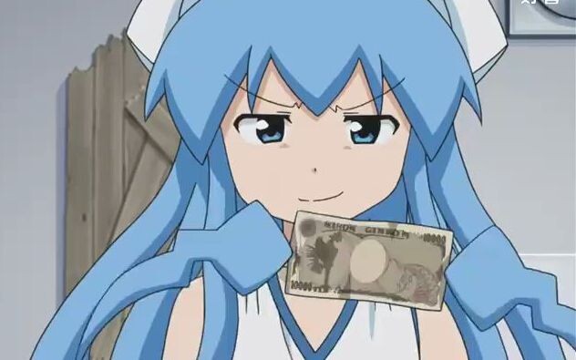 In order to become an evil bully, Squid Girl decided to give diners extra food