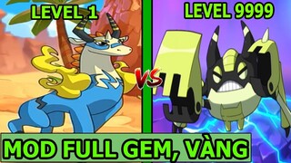 Nexomon: Extinction MOD APK Full Gem, 9999 XP - Tiến Hóa Pokemon Cua Máy Lực Sĩ - Top Game Thành EJ