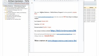 Brilliant Marketers - TikTok Mastery Program