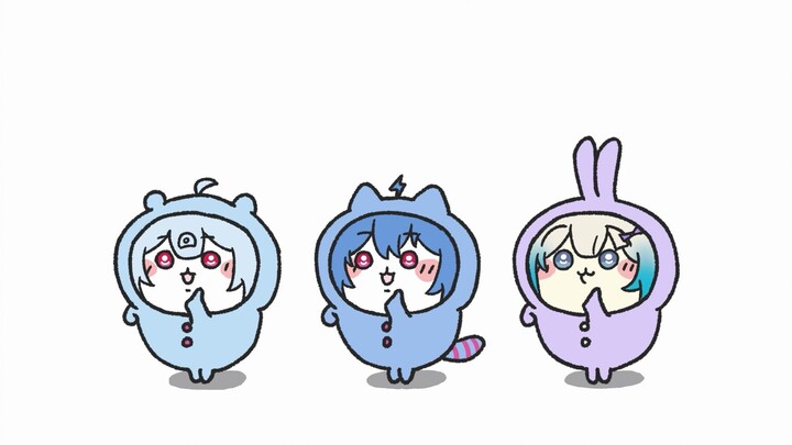 【2233娘xChiikawa】Let’s go to the pajama party together!!!