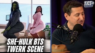 She-Hulk Behind The Scene Images Of The Twerk Scene