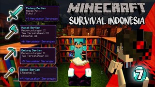 Membuat Enchanting Table dan Mendapatkan Banyak Diamond || Minecraft Survival Indonesia Episode 7