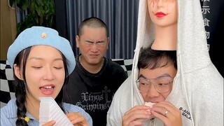 #芋泥肉松三明治 今天和小舅一起整治爱喝酒的彬彬，看他以后还会不会老喝醉……#夫妻干饭日常#早餐吃什么#妈呀太香了
