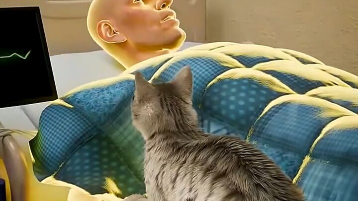 Why does the old man pass away whenever Hajime climbs onto the hospital bed?
