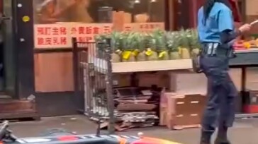 Illegal parking, fine of 200 yuan