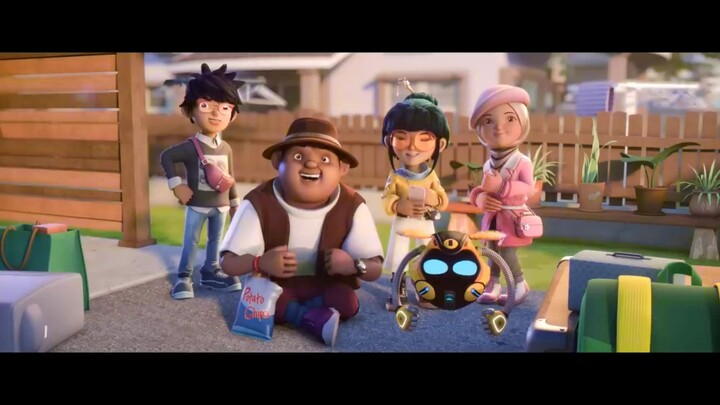 Boboiboy raya version besar bersama kawan ii & Tok Abah (special video clip)