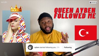 AYBEN Followed Me On Instagram Reaction | THE QUEEN OF TURKISH RAP | Türkçè Altyazilar mevcuttur 🇹🇷