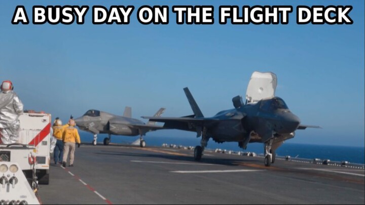 A FULL DAY ON THE FLIGHT DECK
