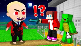 BOSS BABY vs. Security House in Minecraft Challenge - Maizen JJ and Mikey