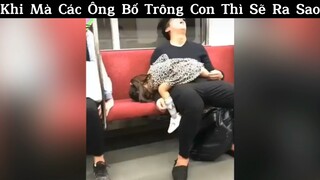 Khi các ông bố trông con 😆