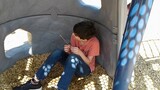 Caillou throws a temper tantrum at the playground