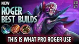 ROGER BEST BUILD FOR 2021 | TOP 1 GLOBAL ROGER BUILD | MLBB - ROGER BUILD AND GAMEPLAY