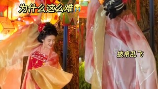 穿汉服跳《洛春赋》｜是美丽废物，但我真的很喜欢！！