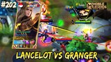 LANCELOT VS GRANGER, TOP GLOBAL LANCELOT GAMEPLAY #202 | MOBILE LEGENDS BANG BANG