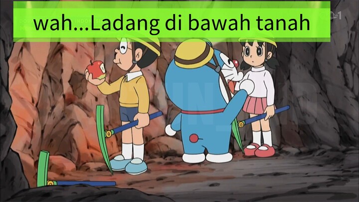 Doraemon Bahasa Indonesia (HD) - Memetik Buah Di Dalam Tanah.
