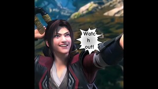 Xiao Yan 😅 And Rank Three Rock Primate Funny Chasing Moments | Btth Xiao Yan & Master Yao Lao #btth