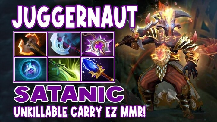 Juggernaut Satanic Gameplay UNKILLABLE CARRY EZ MMR - Dota 2 Gameplay - Daily Dota 2 TV