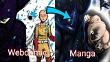 How does Saitama vs Garou in the manga , compare to the webcomic | one punch man.