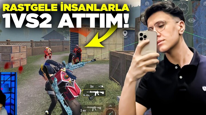 RASTGELE İNSANLARA 1VS3 ATTIM! EN ZOR GÖREV - PUBG MOBİLE