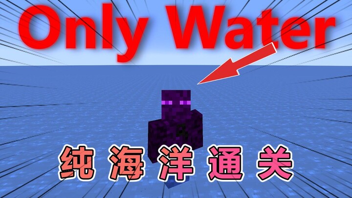 我的世界：纯海水如何通关游戏？