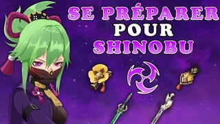 kuki Shinobu préparation : Quelles armes et artefacts ? | Genshin Impact