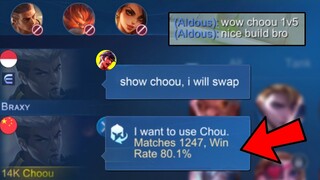 Braxy swap my chou and then this happen...