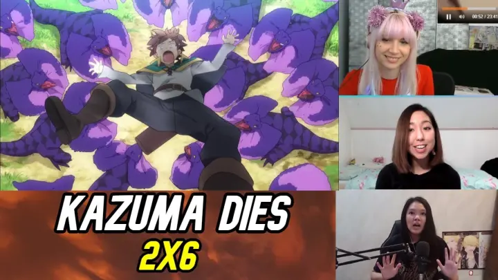 Kazuma Dies | Konosuba - Reaction Mashup