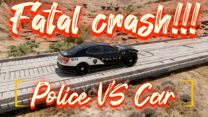 Fatal Crash Police VS Car