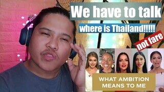 What Ambition Means To MISS UNIVERSE Delegates! 💫 REACTION | Jethology