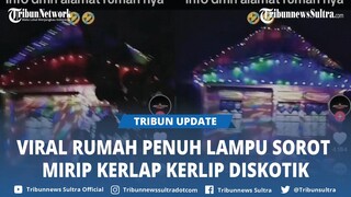 Viral Rumah Penuh Lampu Sorot Disko Warna-warni di HST, Kerlap Kerlip Mirip Diskotik
