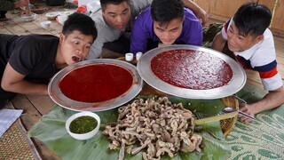 LÒNG LỢN TIẾT CANH