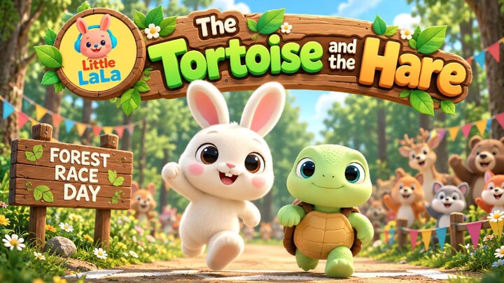 The Tortoise and the Hare | Aesop’s fable | Bunny & Turtle | Kids Songs & Nursery Rhymes