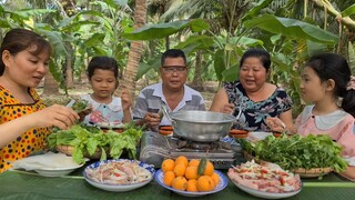 Ăn Mừng Ca Phẫu Thuật Thứ Hai Thành Công Làm Món Cá Tả Bí Lù Cuốn Rau Sống | TKQ & Family T916
