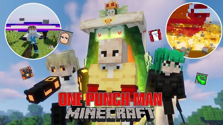จะเป็นอย่างไร? ถ้ามี "ม๊อด OnePunchMan ที่เจ๋งที่สุด" ในเกม Minecraft!? 🔥 | Minecraft รีวิว Mod