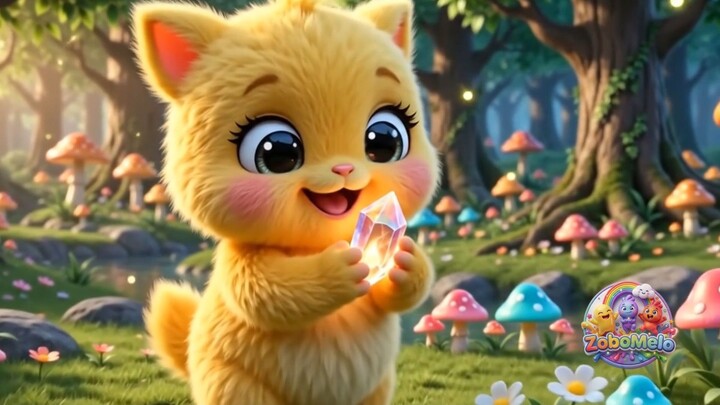 🌟 The Tiny Magical Surprise! | Cute 3D Kids Animation | Fluffy Friends Adventure 🍄✨