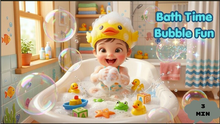 Bath Time Bubble Fun I CoCobubbles Nursery Rhymes and Kids Songs